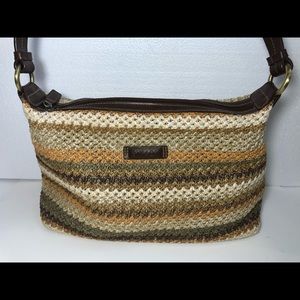 🛑SOLD🛑Strada Multicolor Woven hand shoulderbag